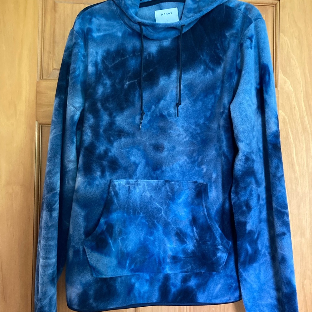 Old Navy Deep Blue Tie-Dye Hoodie